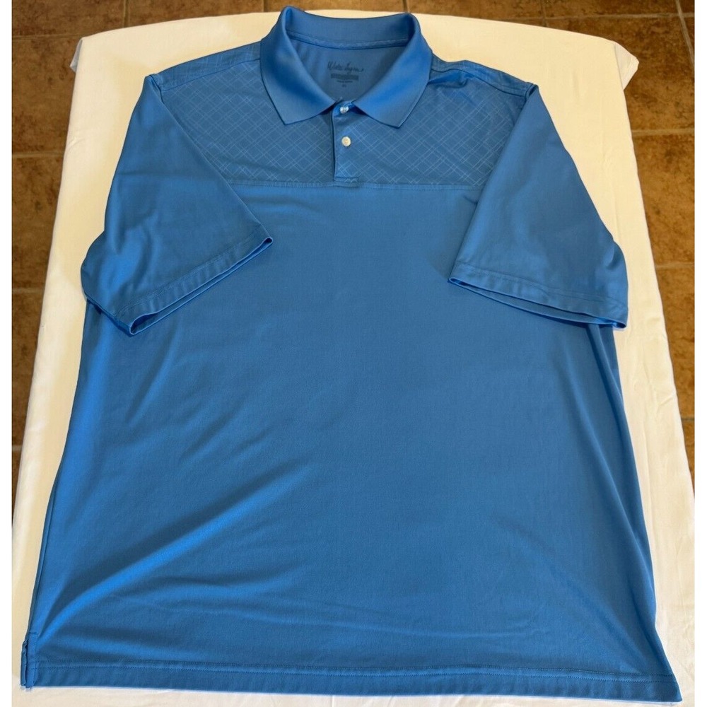 Walter Hagen Blue Polo Shirt - Size XL - 100% Poly - Very Good Condition!